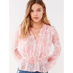 Urban Outfitters Pink Blouse